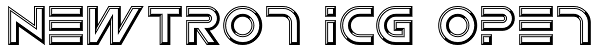 Newtron ICG Open Font