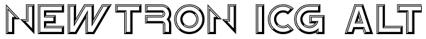 Newtron ICG Alt Font