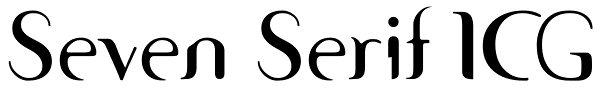 Seven Serif ICG Font