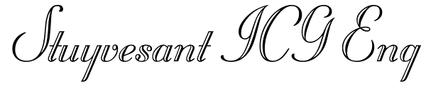 Stuyvesant ICG Eng Font