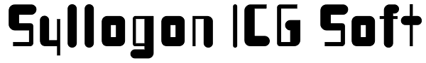 Syllogon ICG Soft Font