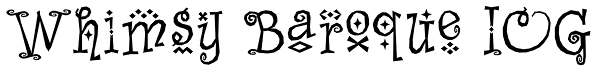 Whimsy Baroque ICG Font