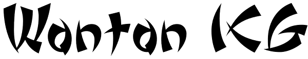 Wonton ICG Font