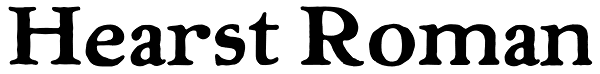 Hearst Roman Font