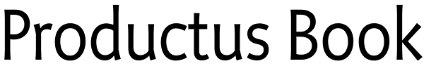 Productus Book Font