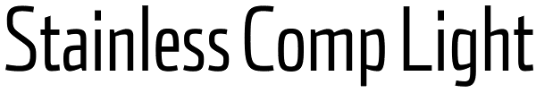 Stainless Comp Light Font