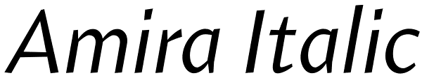 Amira Italic Font