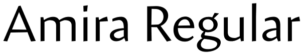 Amira Regular Font