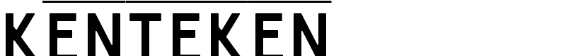 Kenteken Font