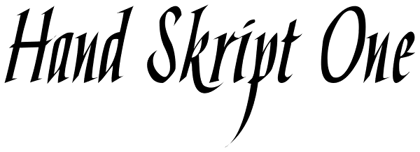 Hand Skript One Font