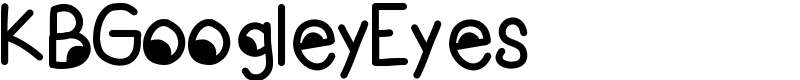 KBGoogleyEyes Font