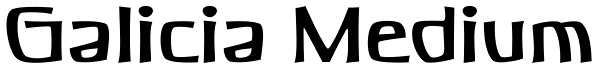 Galicia Medium Font