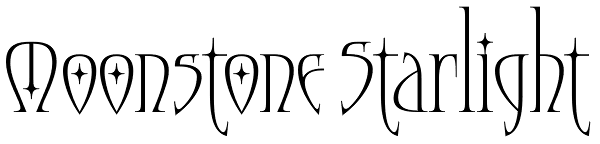 Moonstone Starlight Font