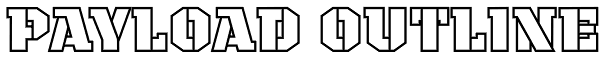 Payload Outline Font