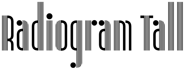 Radiogram Tall Font