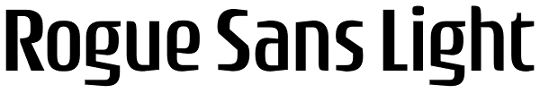 Rogue Sans Light Font