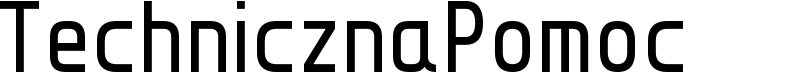 TechnicznaPomoc Font