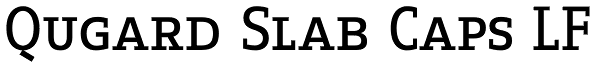 Qugard Slab Caps LF Font