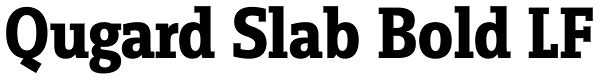 Qugard Slab Bold LF Font