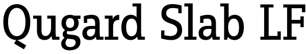 Qugard Slab LF Font