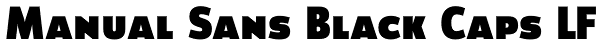 Manual Sans Black Caps LF Font