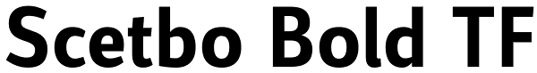 Scetbo Bold TF Font