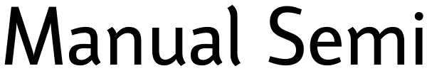 Manual Semi Font