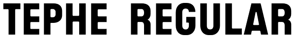 Tephe Regular Font