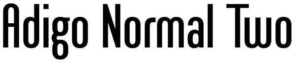 Adigo Normal Two Font