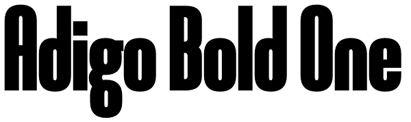 Adigo Bold One Font