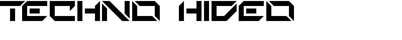 Techno Hideo Font