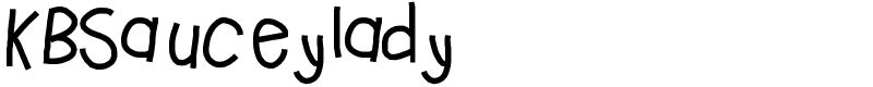 KBSauceylady Font