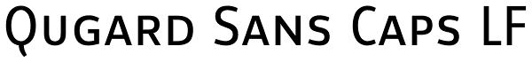 Qugard Sans Caps LF Font