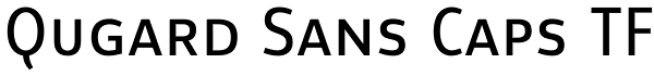 Qugard Sans Caps TF Font