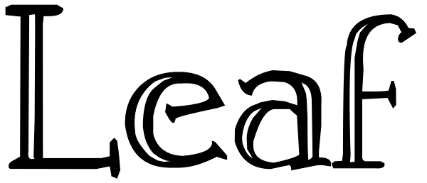 Leaf Font