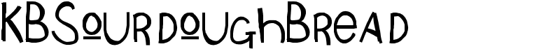 KBSourdoughBread Font