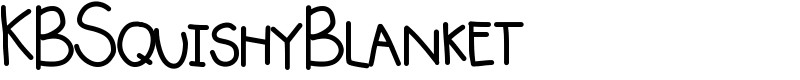 KBSquishyBlanket Font