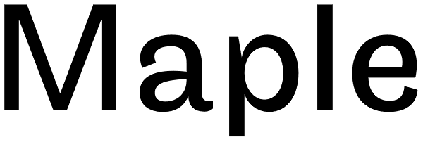 Maple Font