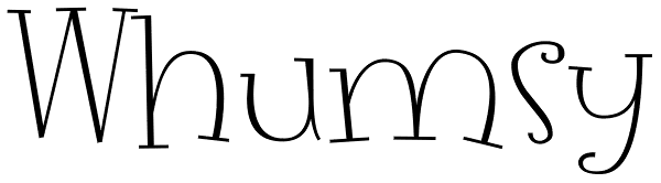 Whumsy Font