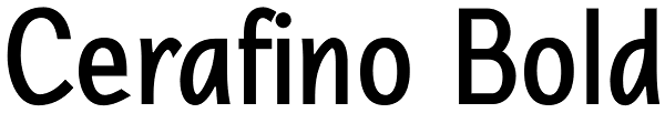 Cerafino Bold Font