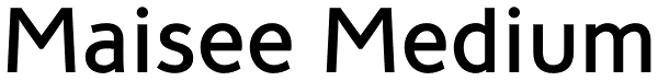 Maisee Medium Font