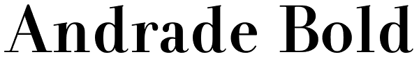 Andrade Bold Font