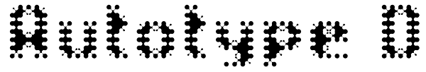 Autotype D Font