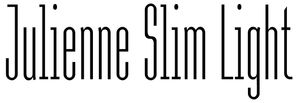 Julienne Slim Light Font