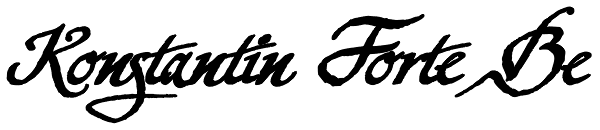 Konstantin Forte Be Font