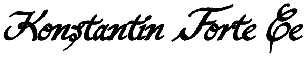 Konstantin Forte Ce Font