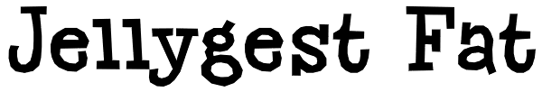 Jellygest Fat Font