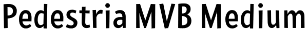 Pedestria MVB Medium Font