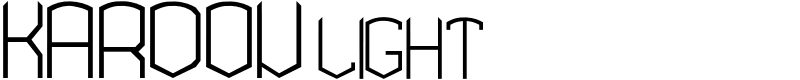 KARDON light Font