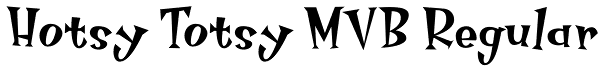 Hotsy Totsy MVB Regular Font